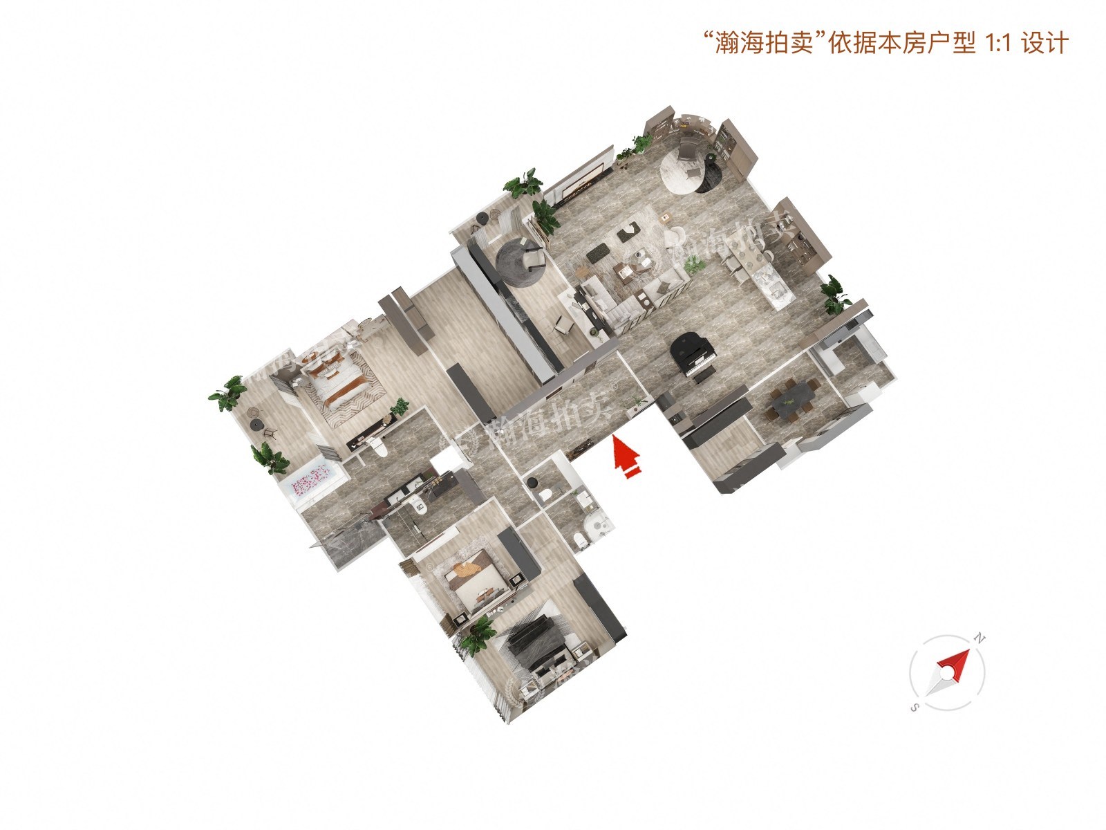 缘溪堂2号楼1单元1301室