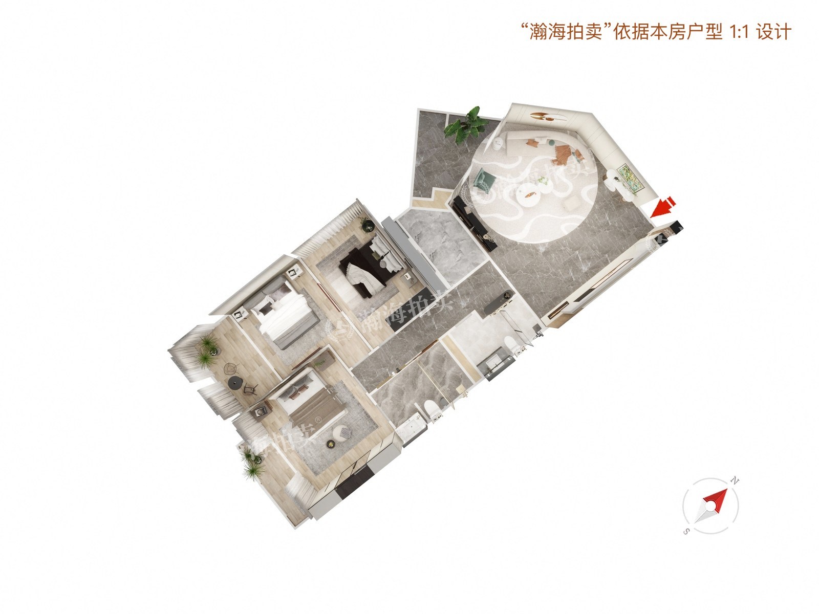 风林绿洲1号楼15B室