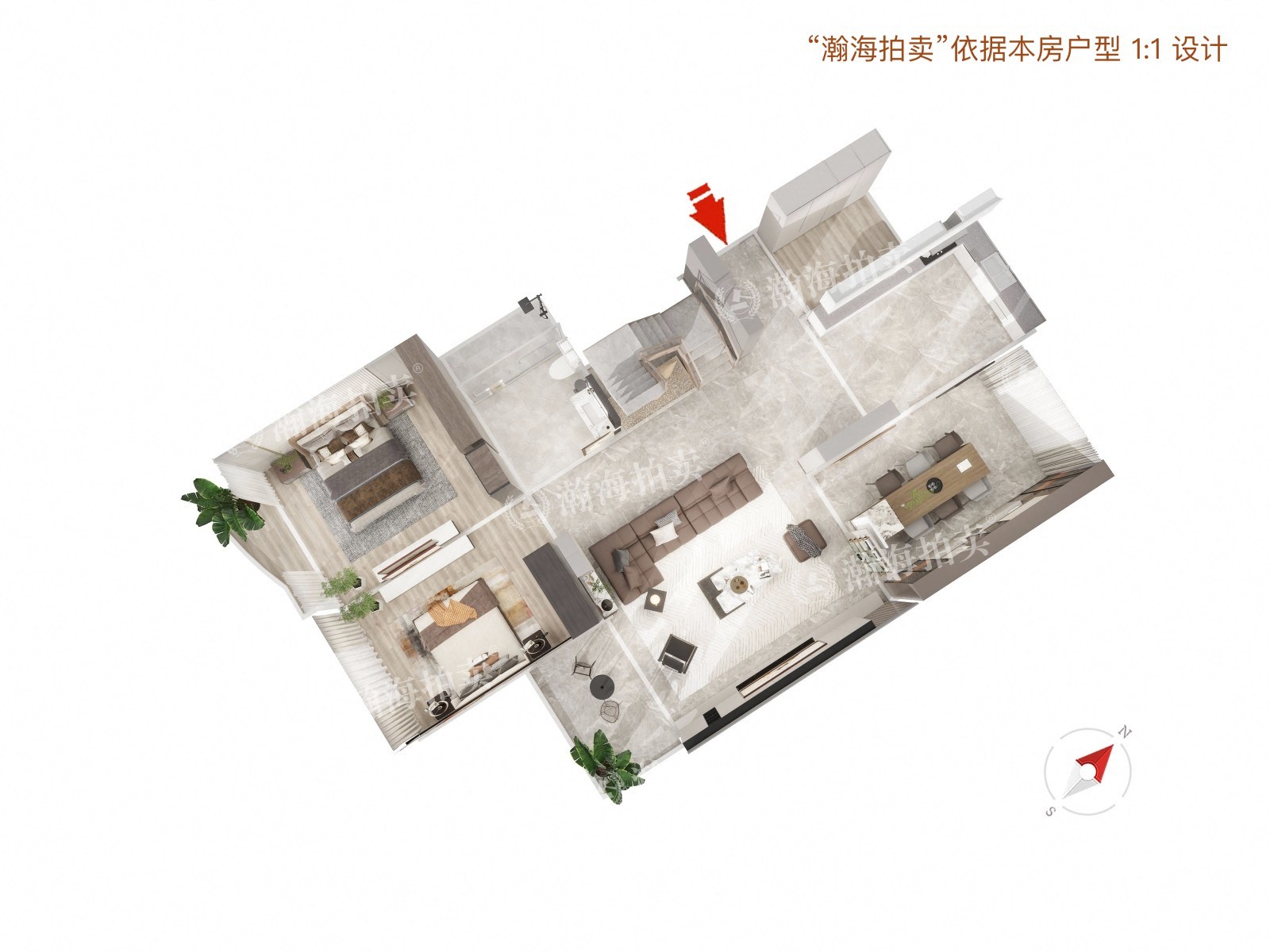 美丽园6号楼2单元601室