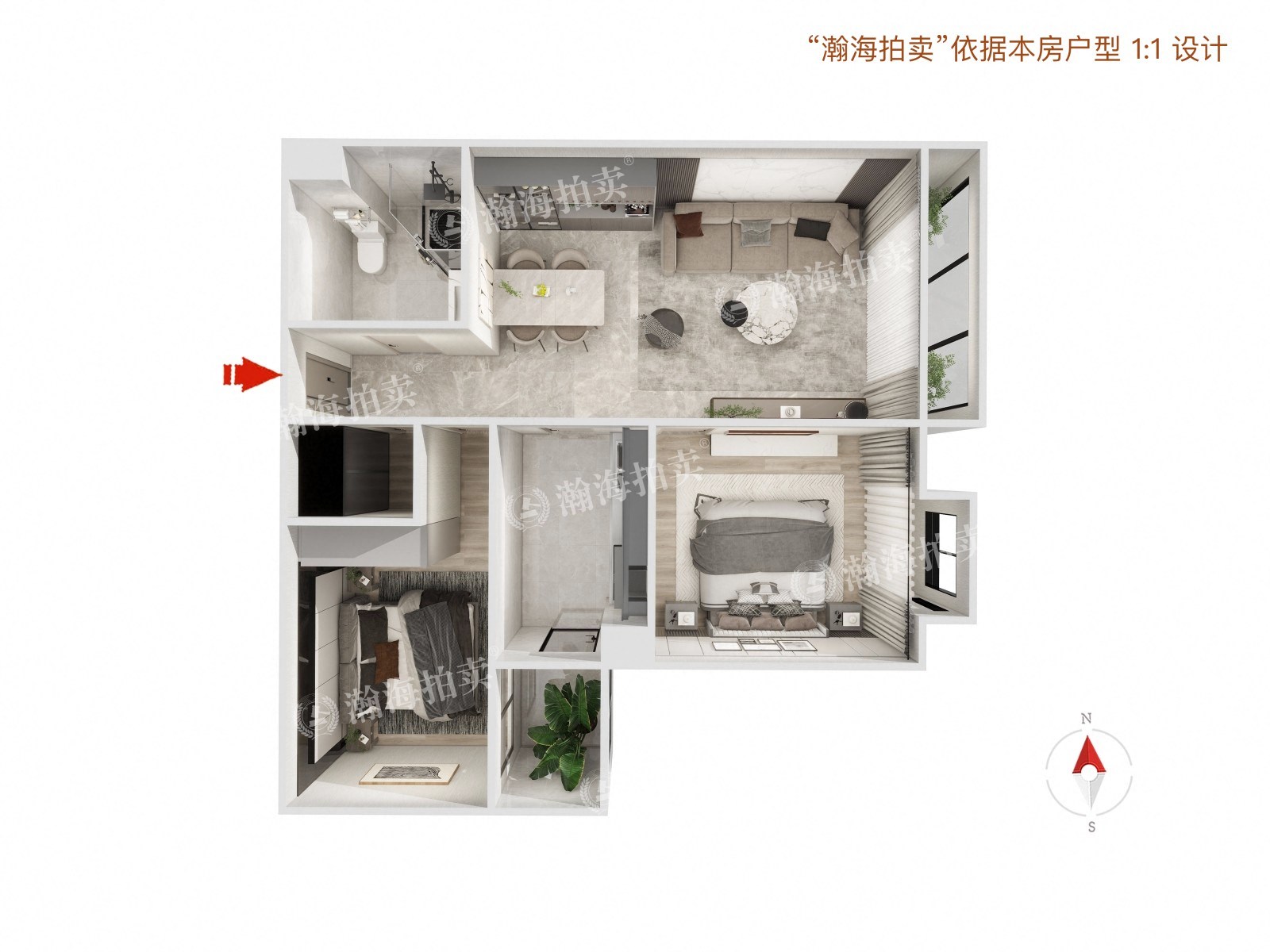 天地美墅119-177号楼131室