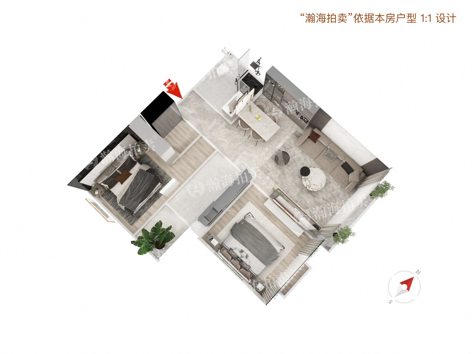天地美墅119-177号楼131室