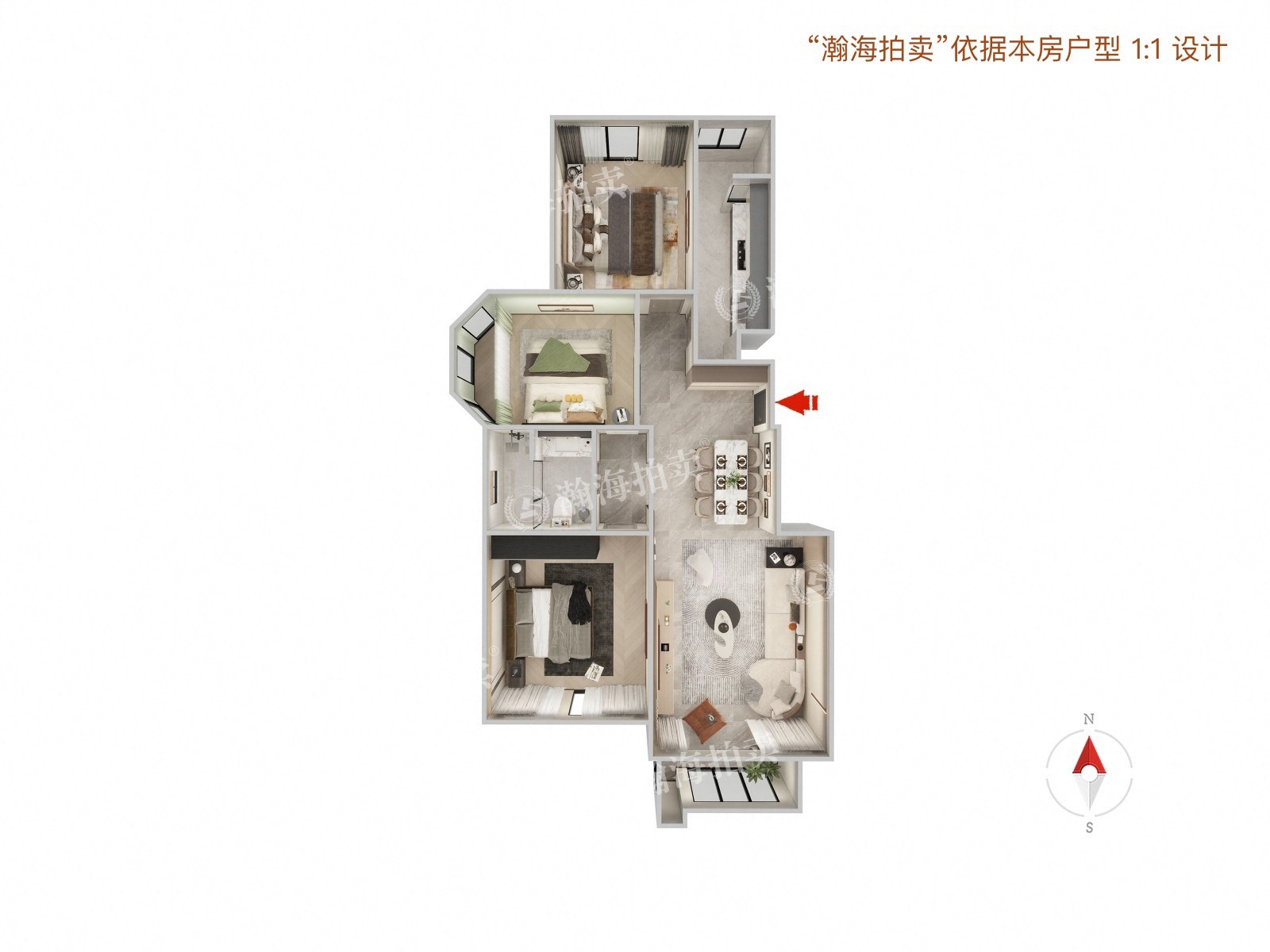 建邦华庭东区5号楼4单元102室