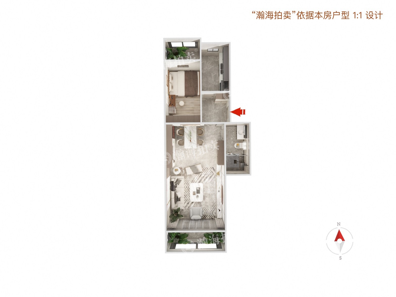前进花园石门苑17号楼1单元602室