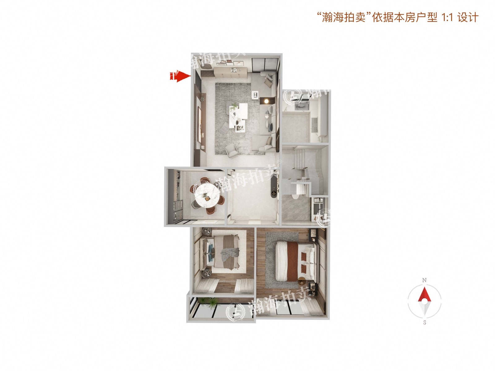 建材城东一里21号楼2单元402室