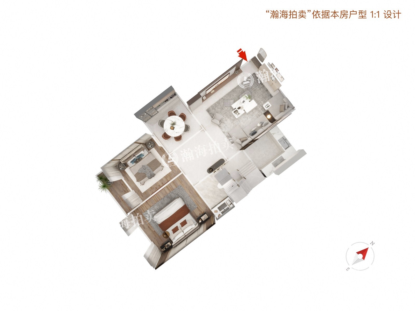 建材城东一里21号楼2单元402室