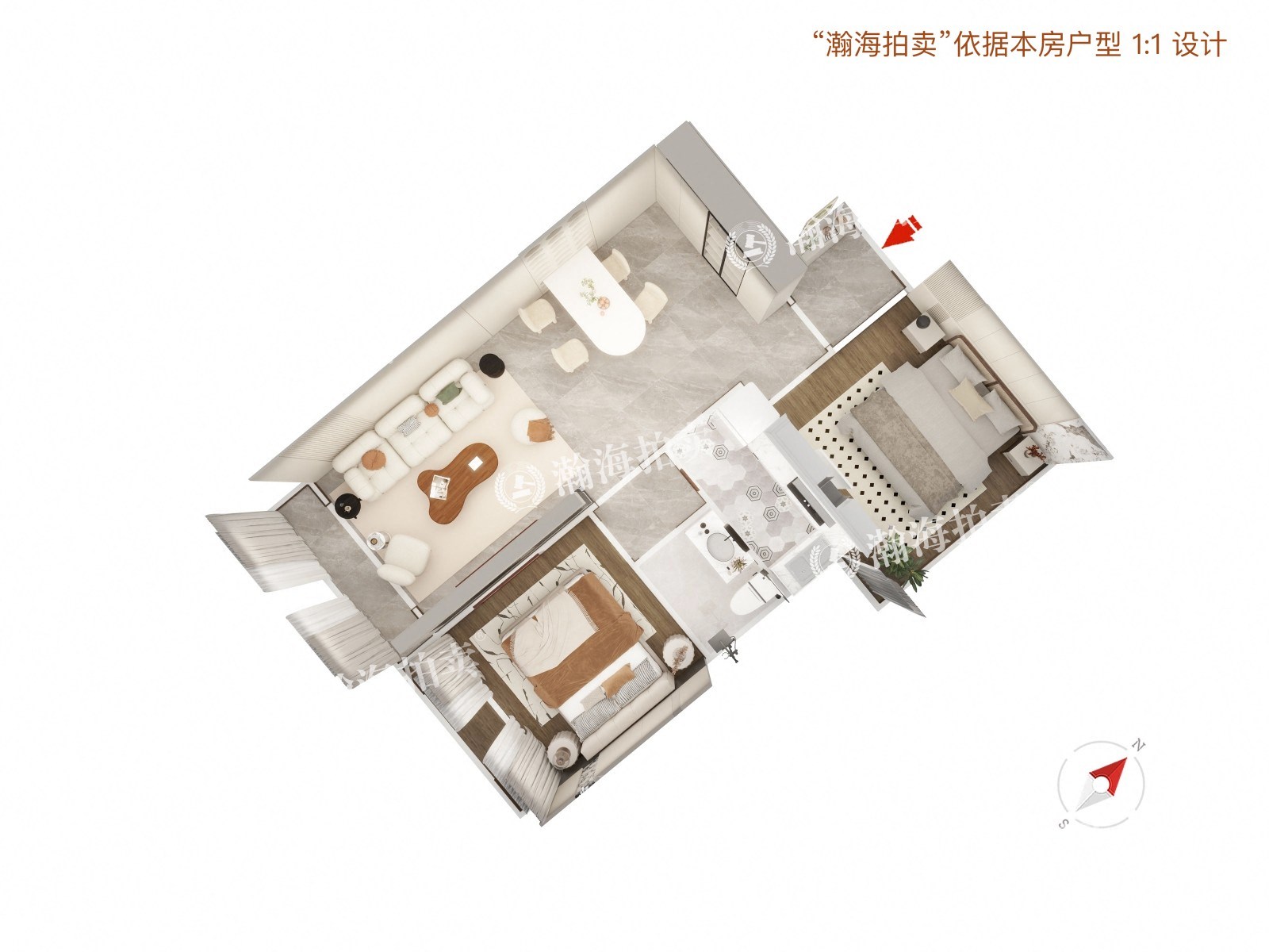 江南府1号楼1单元102室
